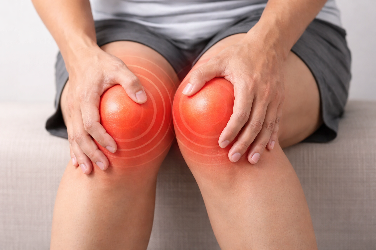 Dor constante nos joelhos